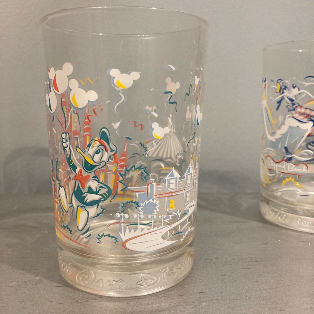 1996 McDonald’s 25th Anniversary Disney Glasses Remember the Magic glasses - Picture 9 of 12